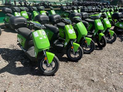 Overzichtsfoto van Super SOCO CUx Partij Elektrische opknap snorfietsen (5x)